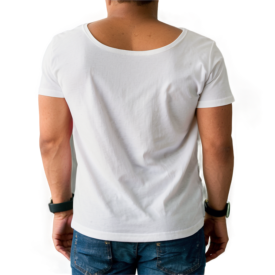 White Tee For Men Png 06272024