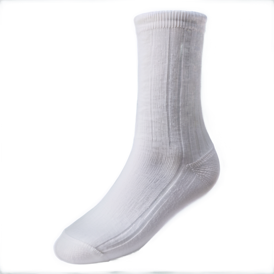 White Terry Socks Png 1