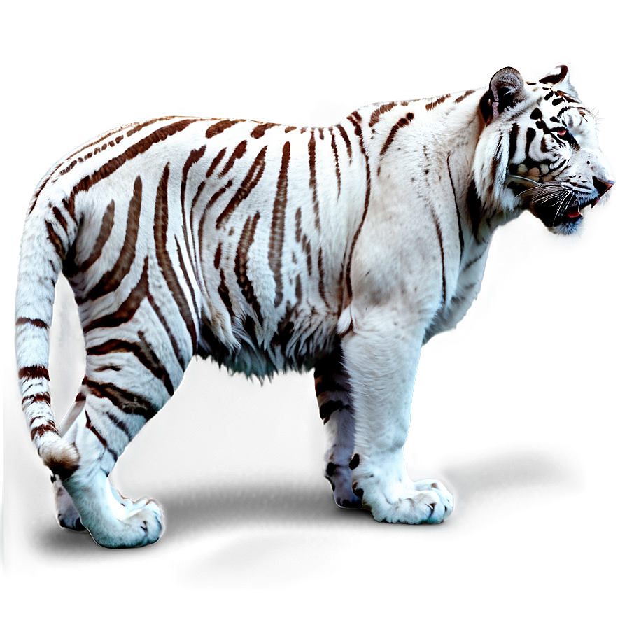 White Tiger PNG tbe PNG with transparent background