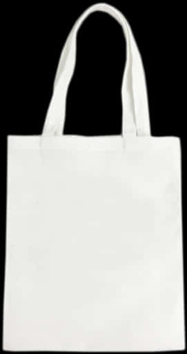 White Tote Bag Isolated