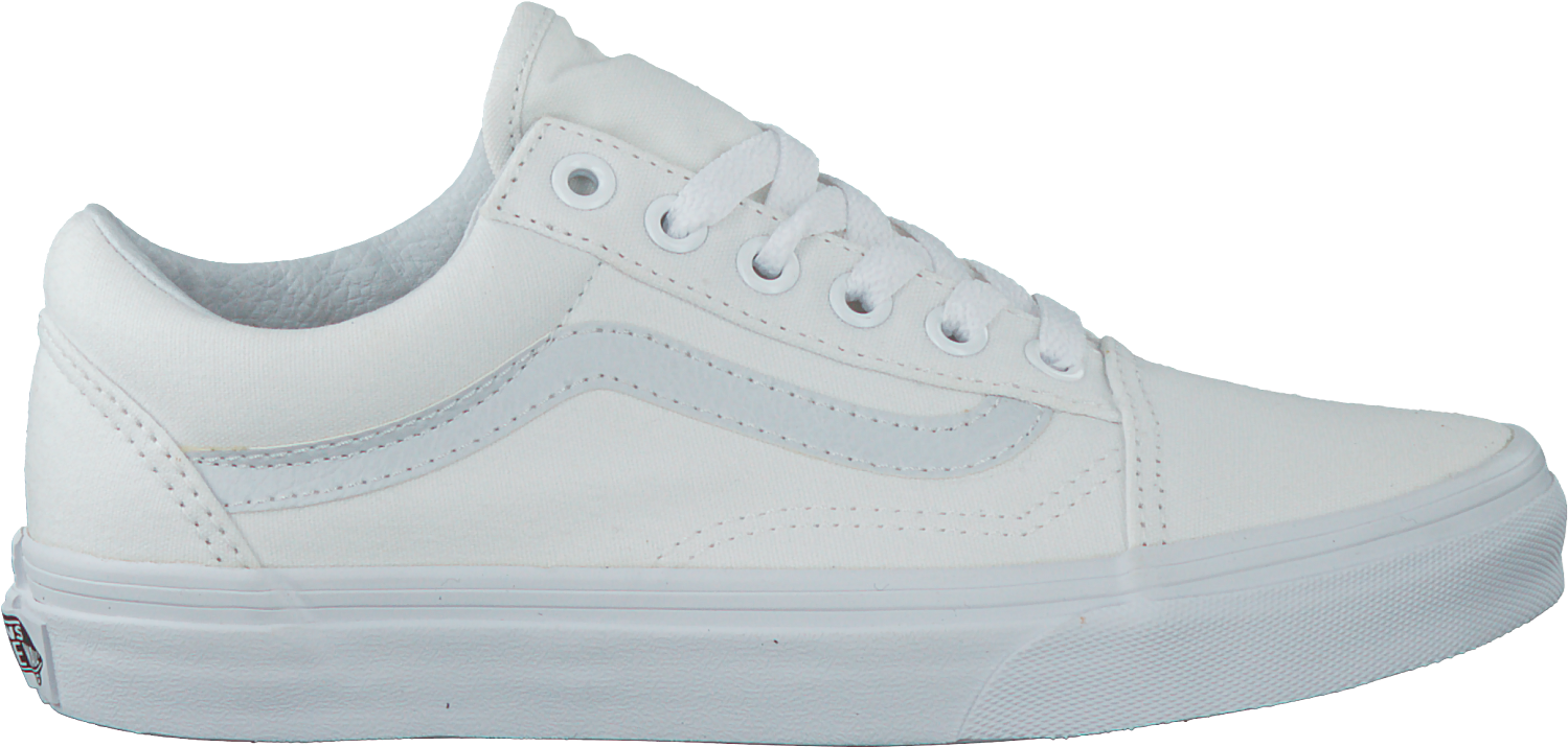 White Vans Png - Vans Old Skool Wit, Transparent Png PNG with transparent background