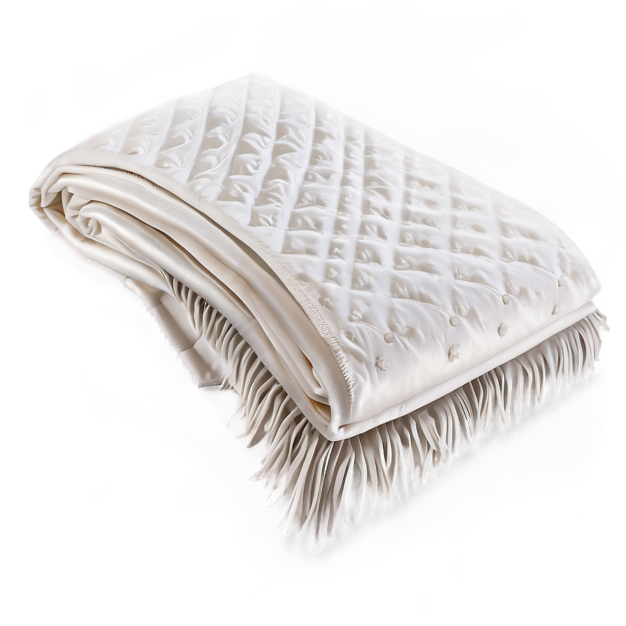 White Velvet Blanket Png Nyw