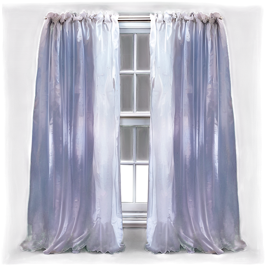 White Voile Curtains Png 60