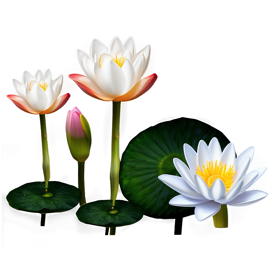 White Water Lily Png Epj