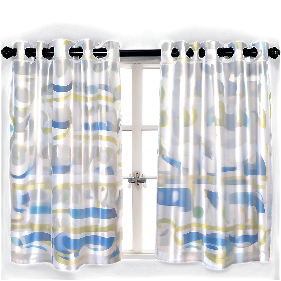 White Wave Curtains Png Yif60