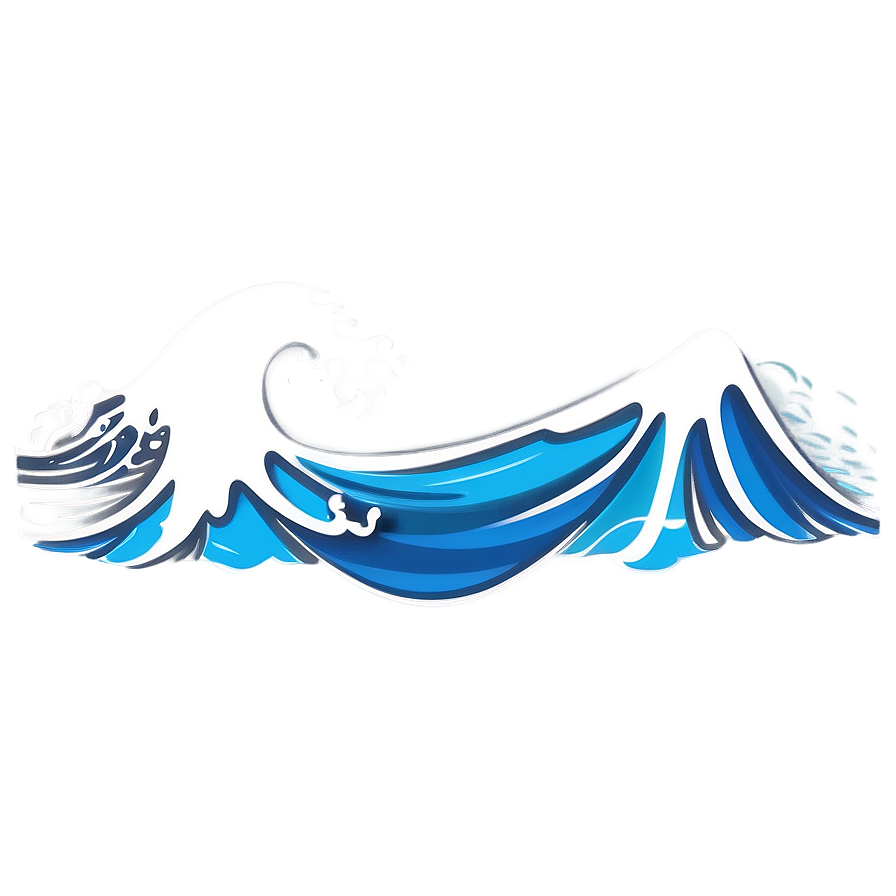 White Waves Ocean Png 57