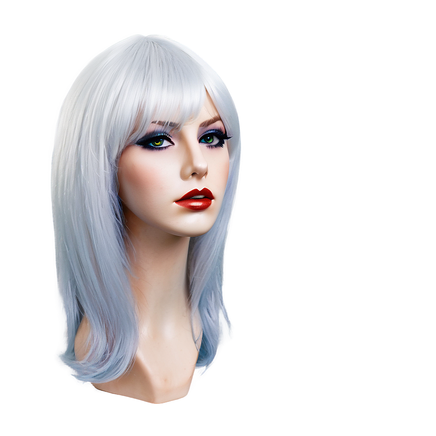 White Wig Png Rse31