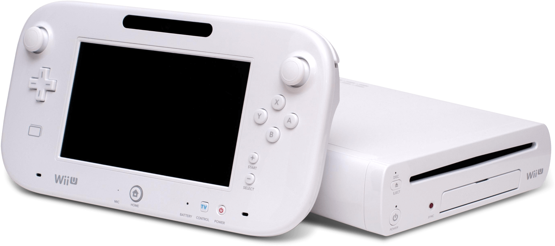 White Wii U Consoleand Gamepad