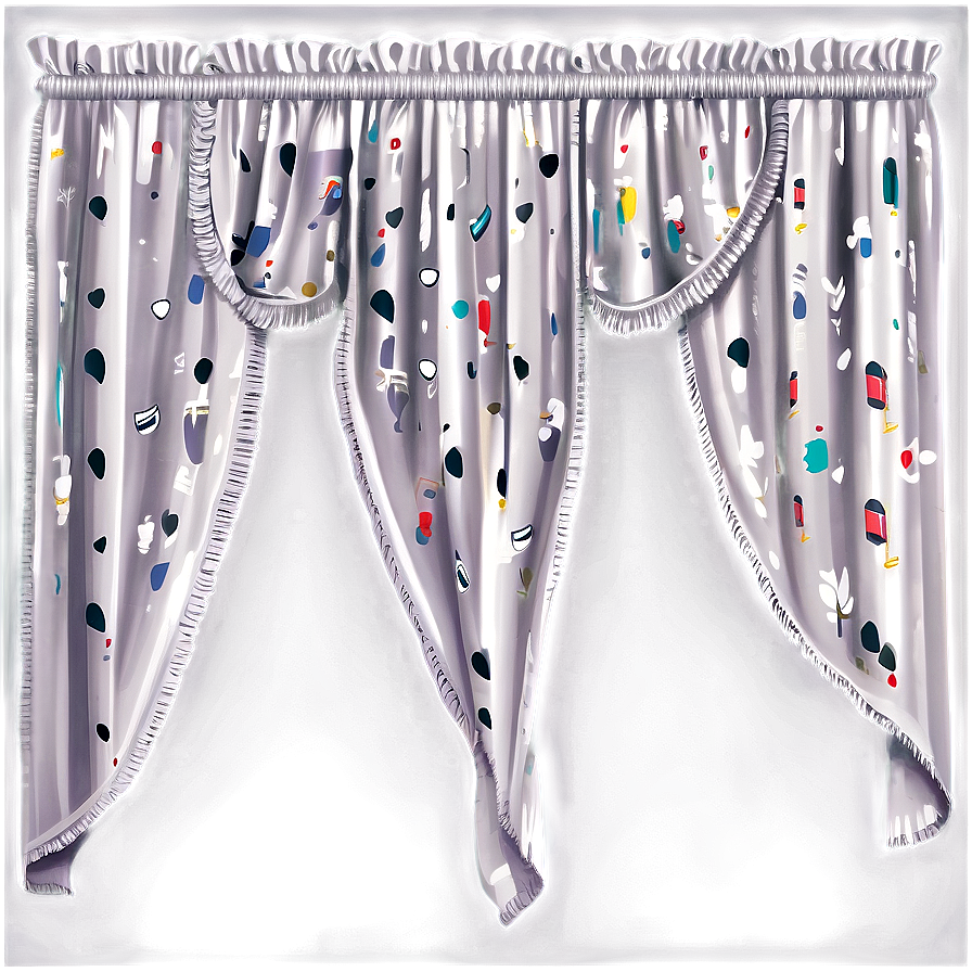 White Window Curtains Png Qxt