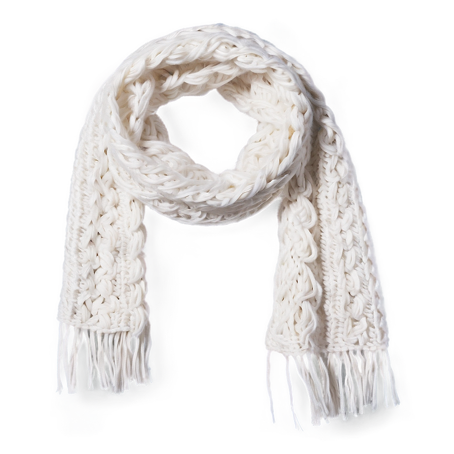 White Winter Scarf Png Gjk