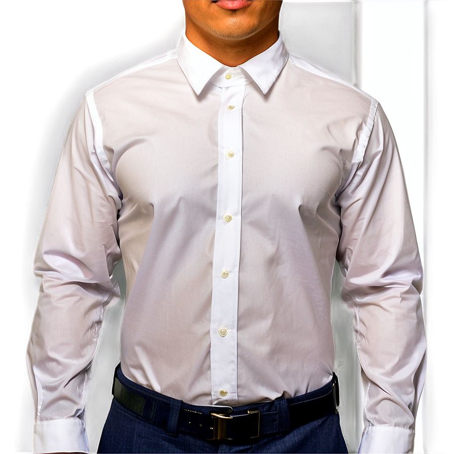 White Work Shirt Png Snr