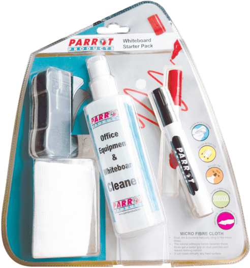 Whiteboard Starter Pack Accessories PNG image with a transparent background, free high-resolution download