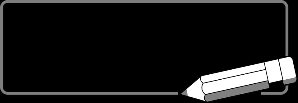 Pencil Border Pencil Free A Blank Frame Border - Pencil Border Black And White Transparent, HD Png Download PNG image with a transparent background, free high-resolution download