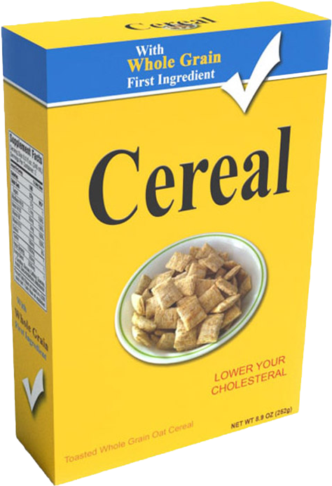 Whole Grain Cereal Box