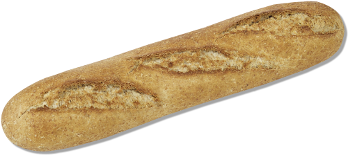 Part-baked Brown Half Baguette X2 - Brown Baguette Transparent, HD Png Download PNG with transparent background