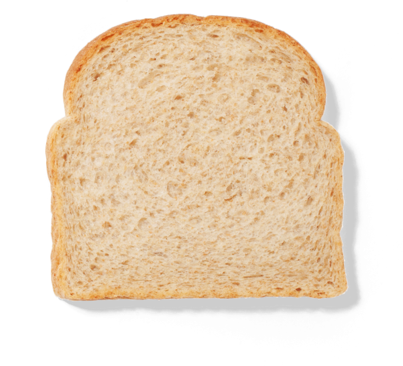 Whole Wheat Bread Slice.png PNG with transparent background