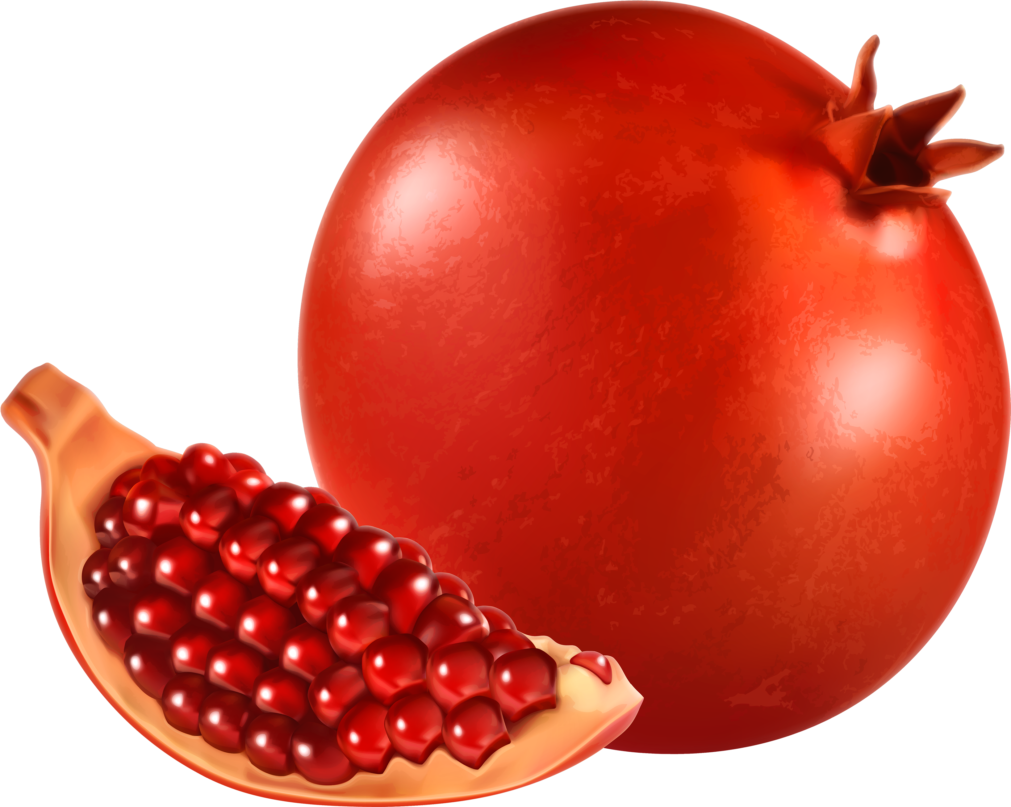 Pomegranate Png Clipart - Clipart Images Of Pomegranate, Transparent Png PNG with transparent background