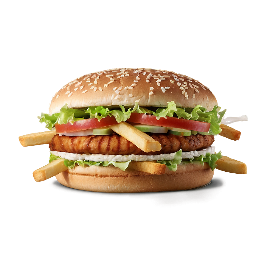 Whopper With Fries Png 32