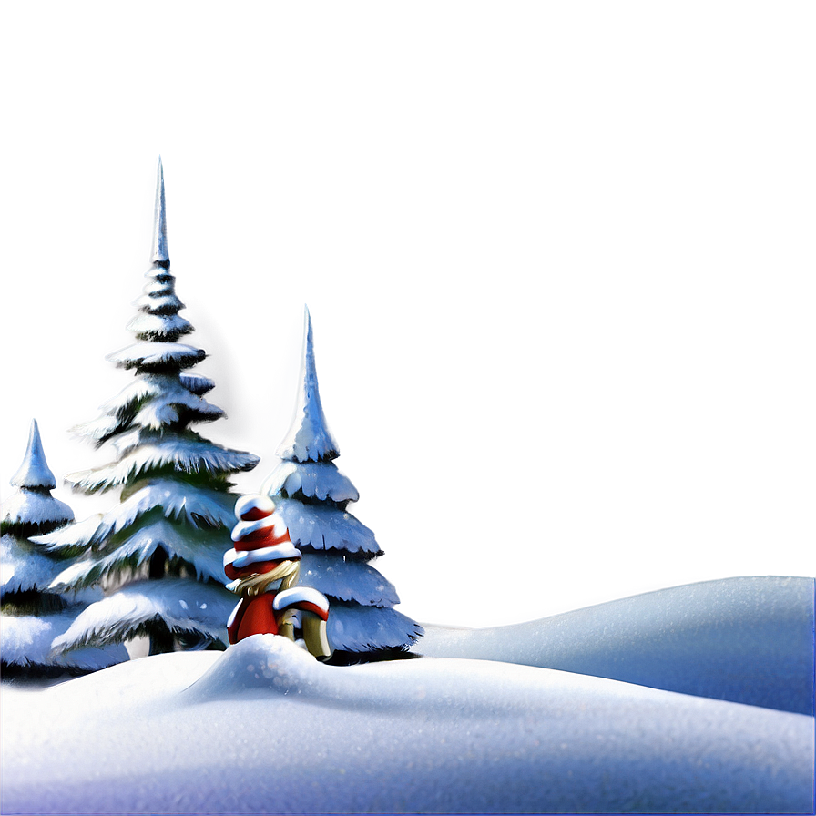 Whoville Snowy Landscape Png Iba70