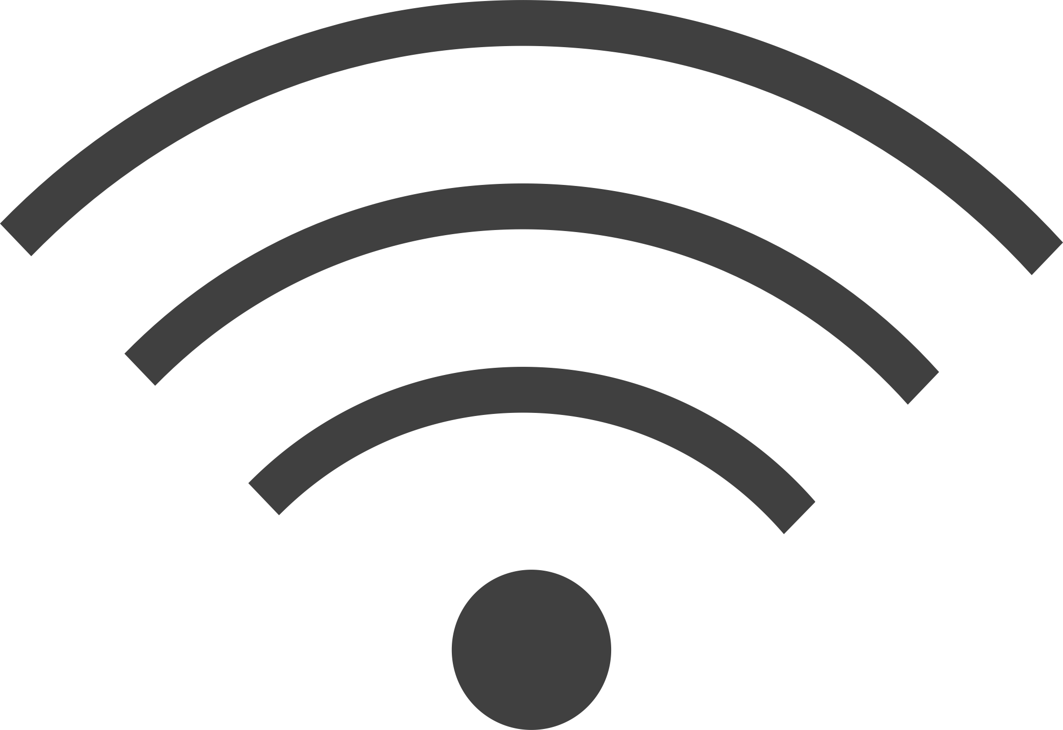 Wi Fi Signal Icon PNG with transparent background