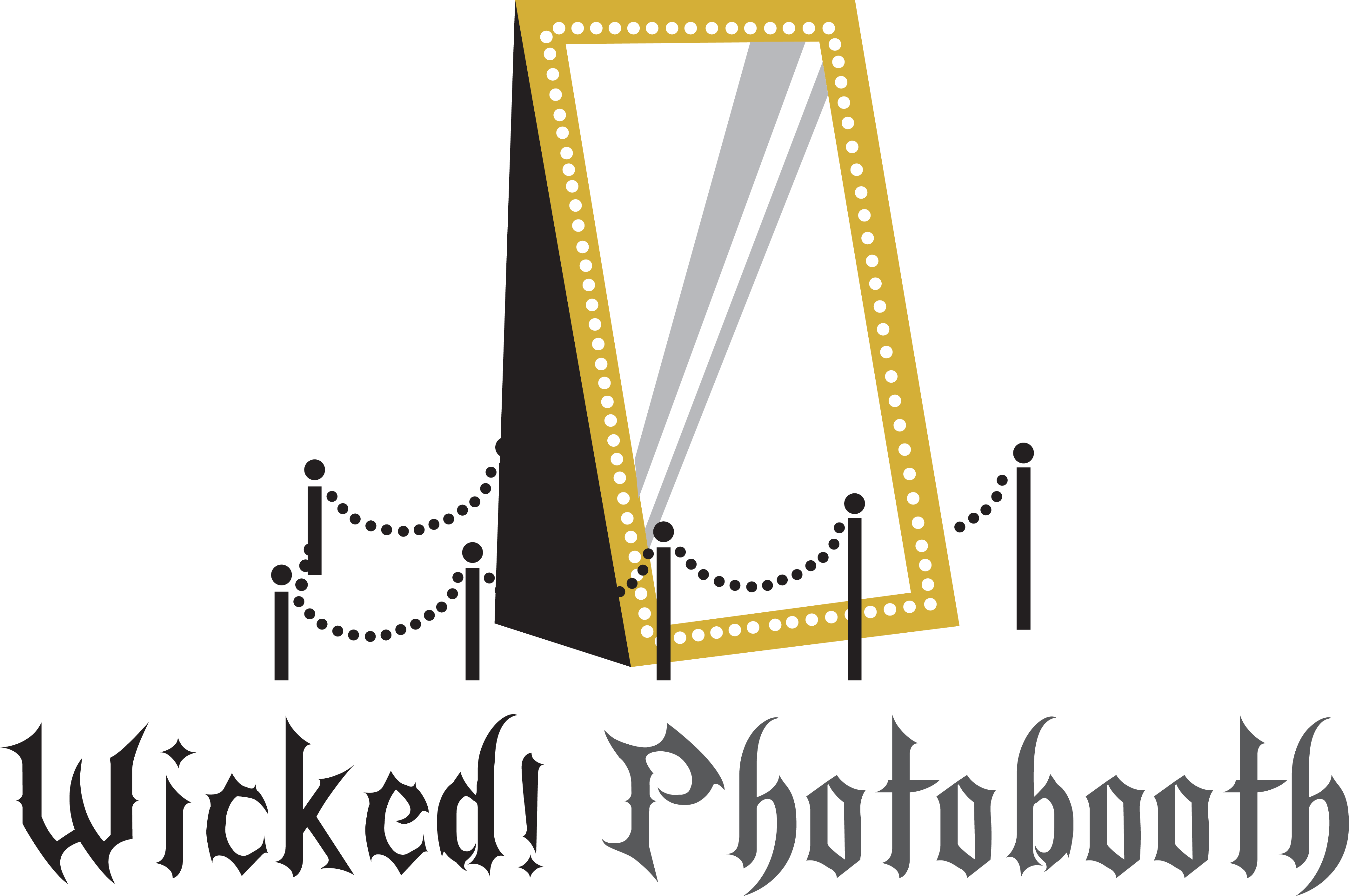 Wicked Photobooth Graphic PNG with transparent background