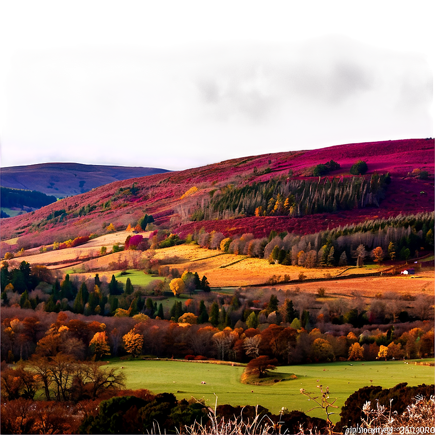 Wicklow Mountains Autumn Png Lss78