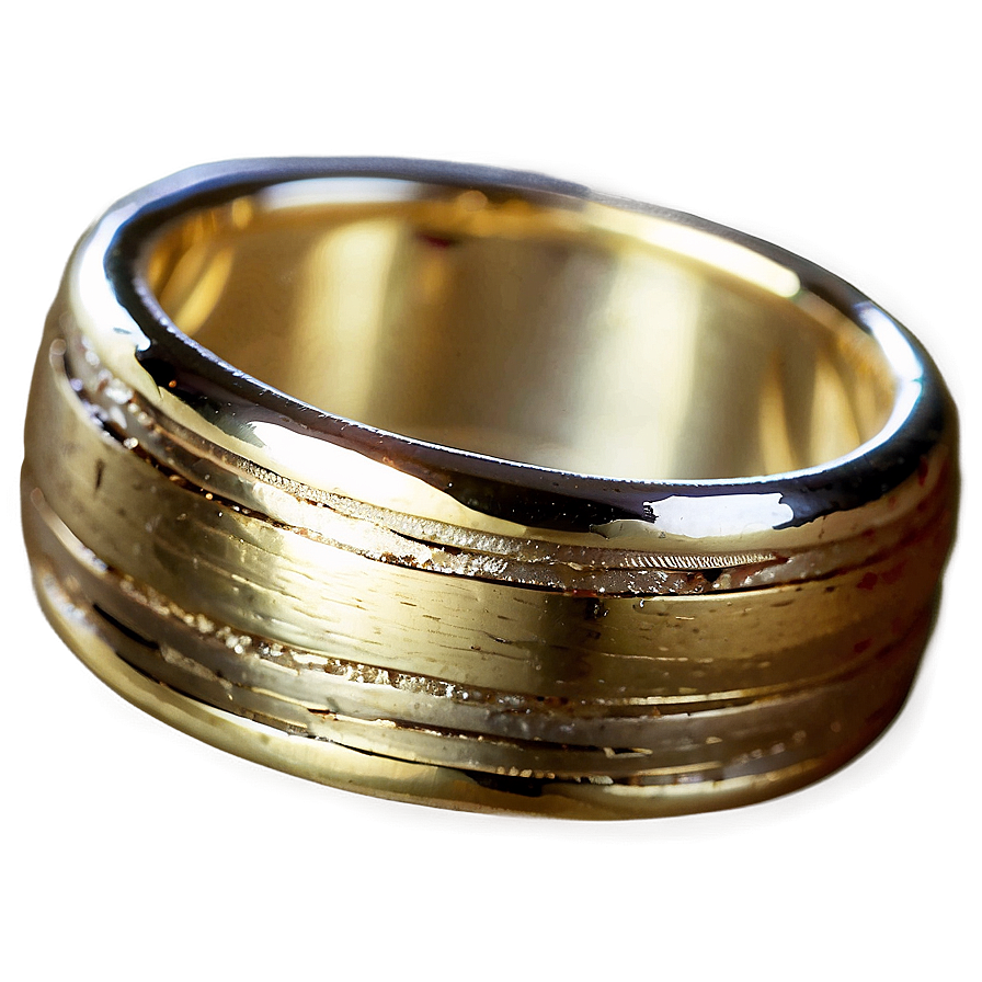 Wide Band Silver Rings Png 30