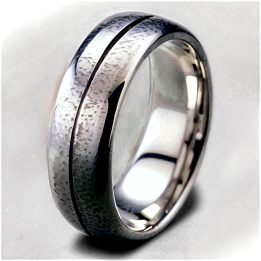 Wide Band Silver Rings Png Nom