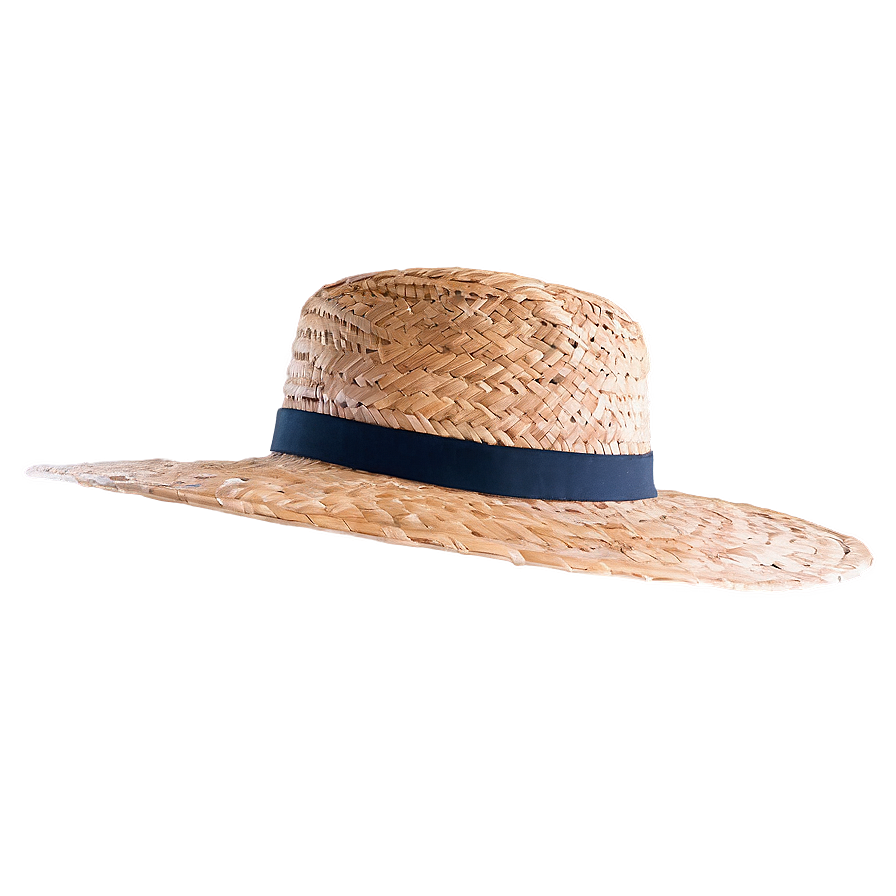 Wide Brim Straw Hat PNG 05252024 PNG with transparent background