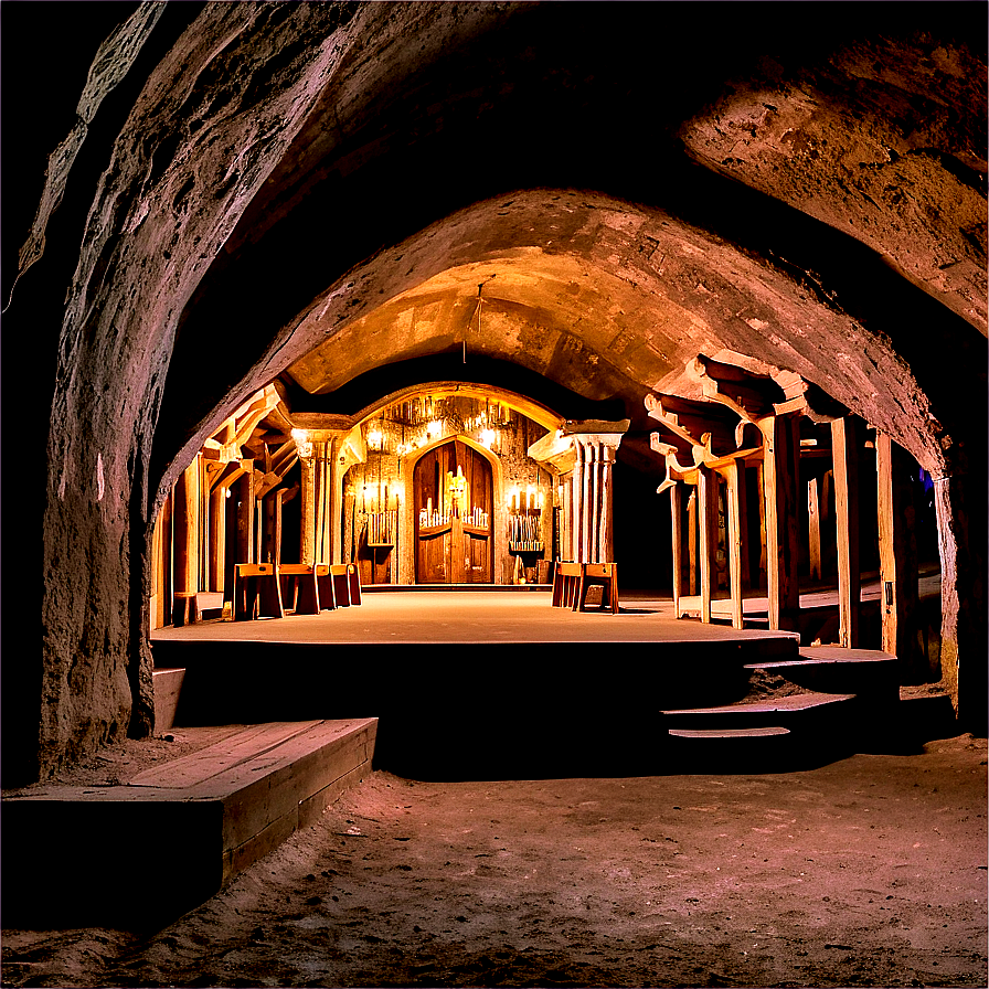 Wieliczka Salt Mine Chapel Png Hje