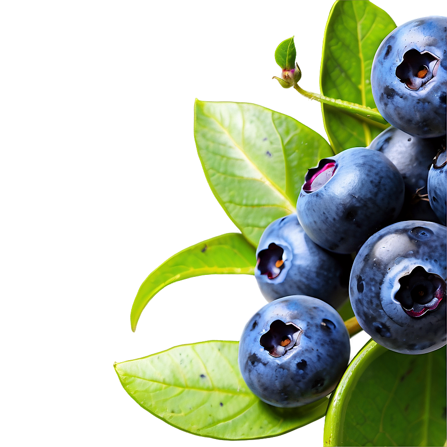 Wild Blueberry Bunch Png 05212024