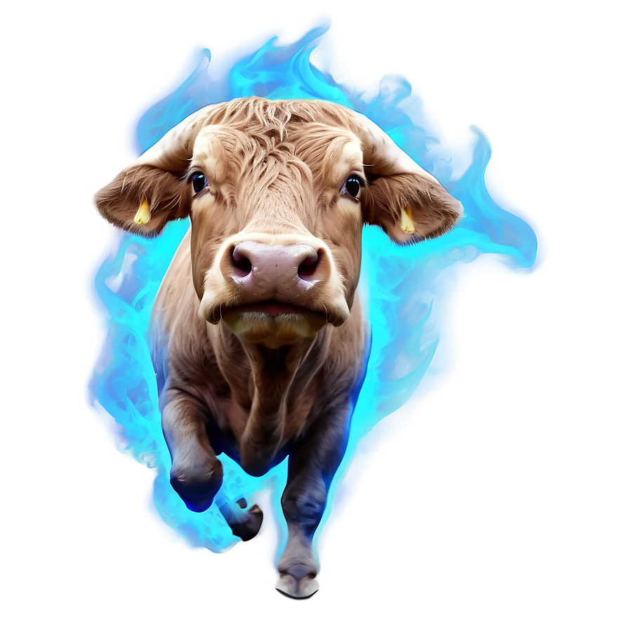 Wild Bull Illustration Png 05242024