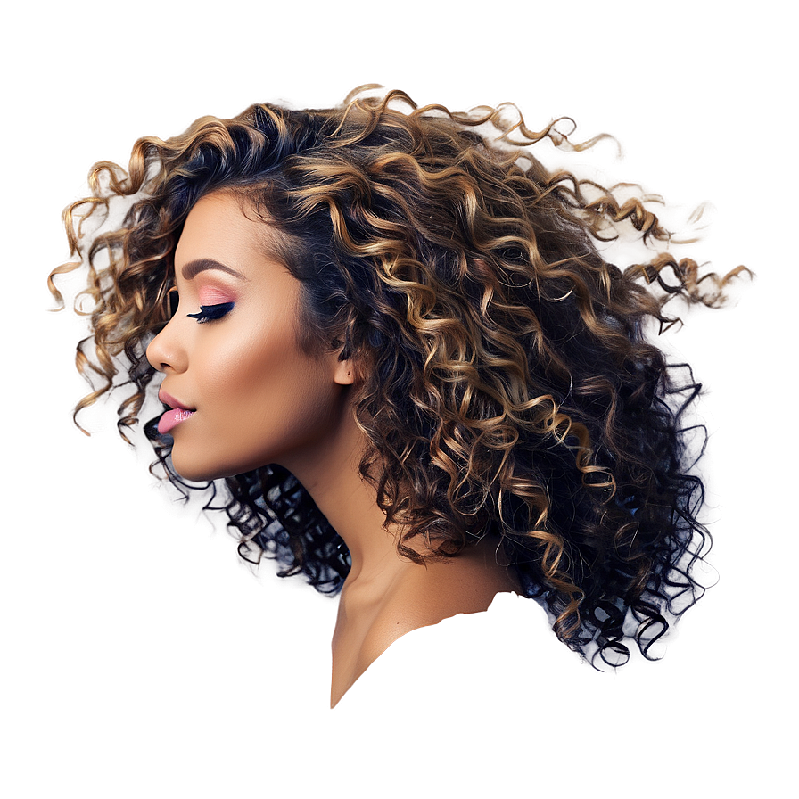 Wild Curly Hair Freedom Png 19