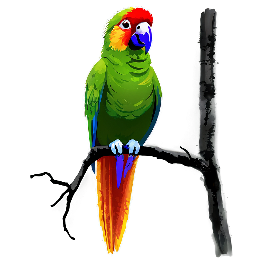 Wild Parrot Png Bcj