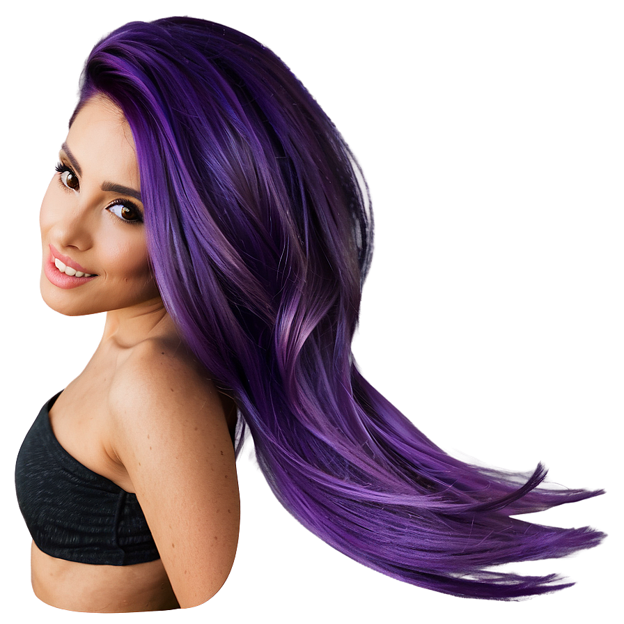 Wild Purple Hair Texture Png Myr86