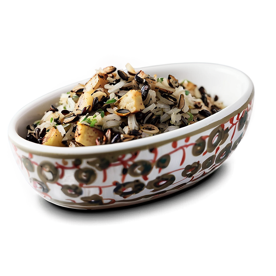 Wild Rice Stuffing PNG 06272024 PNG with transparent background