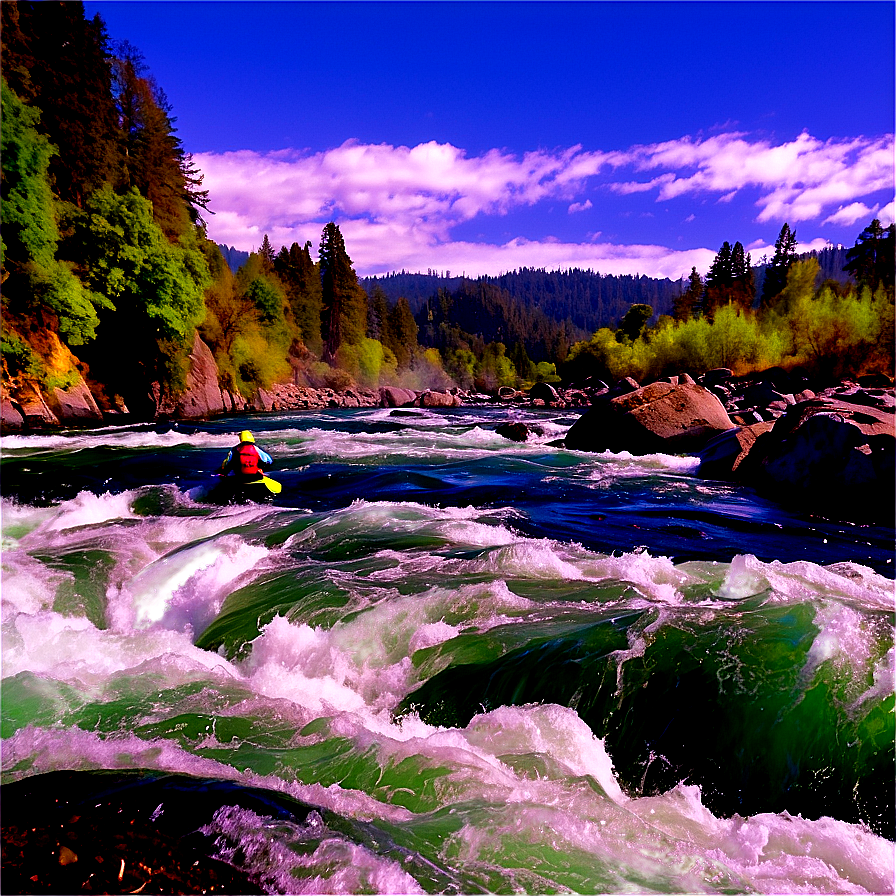 Wild Rogue River Rapids Png 06292024