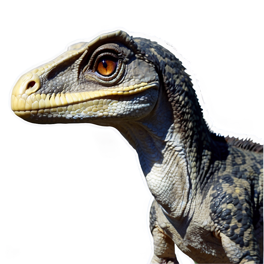 Wild Velociraptor In Nature Png Uah46