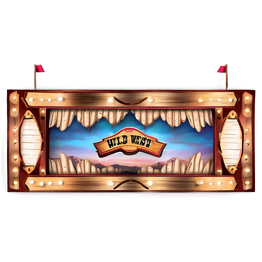 Wild West Show Marquee Png Ftt