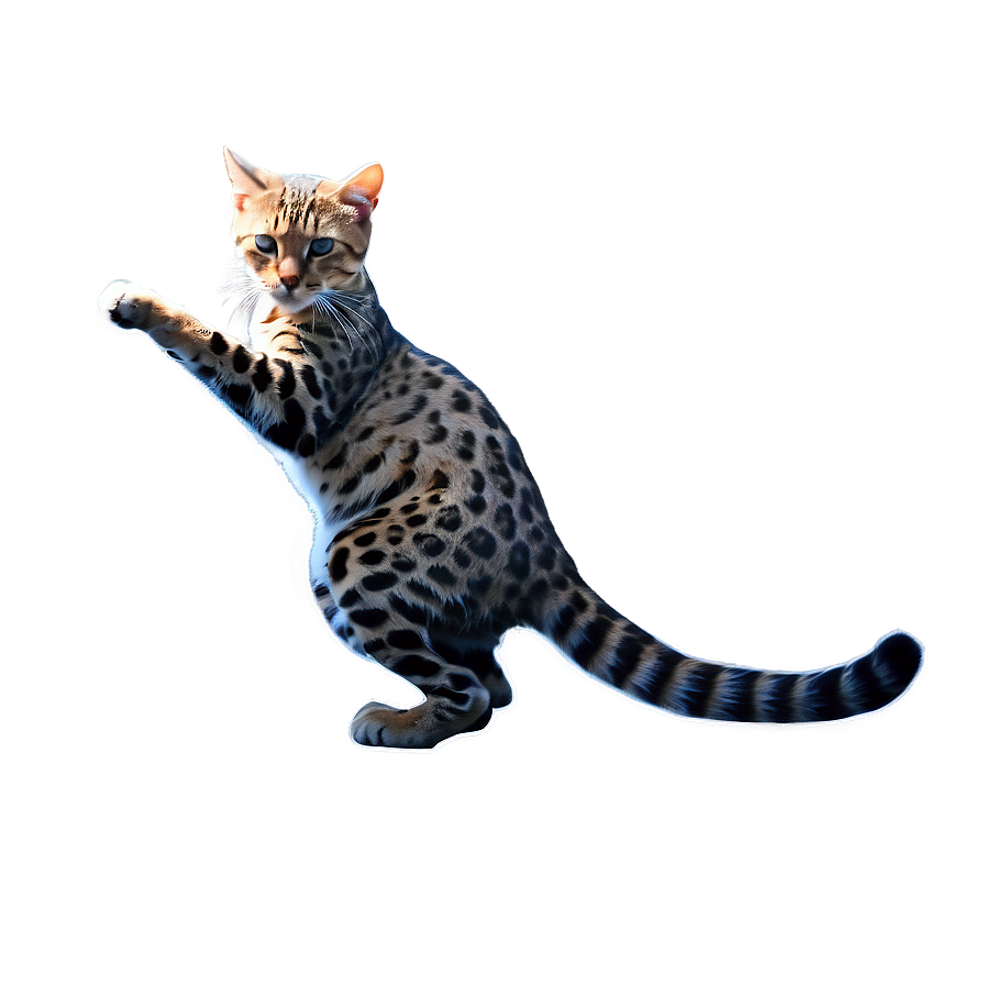 Wildcat Hunting Pose Png Exc43