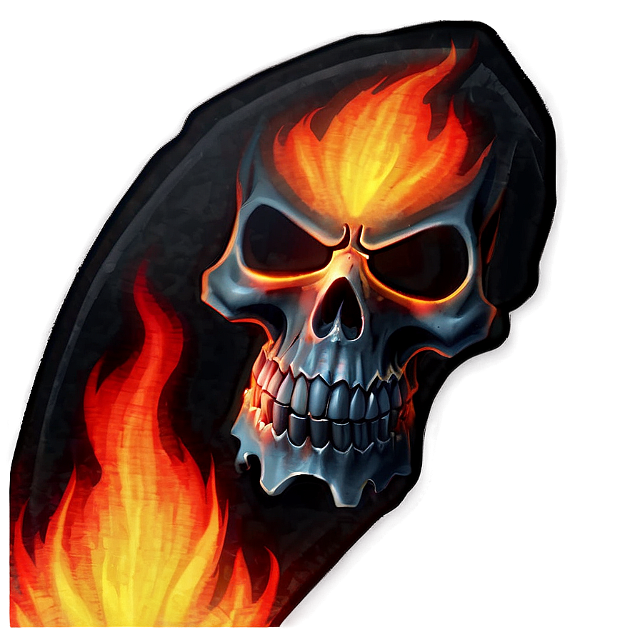 Wildfire Skull Icon Png Onr95