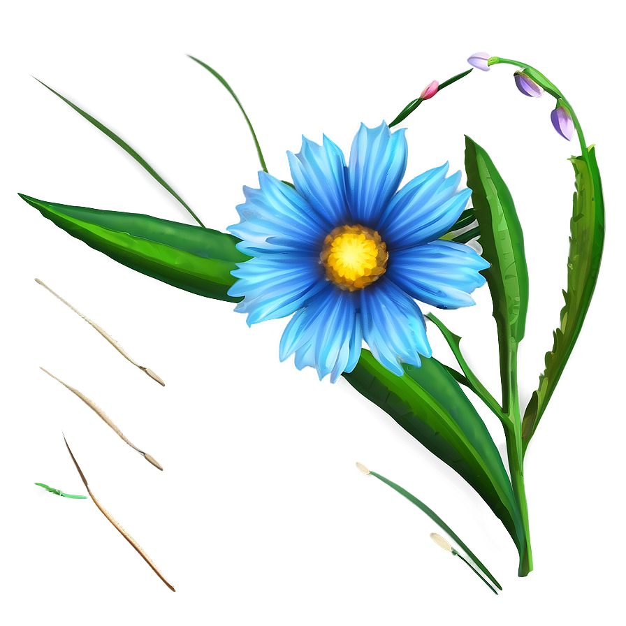 Wildflower Frame PNG tbe91 PNG with transparent background