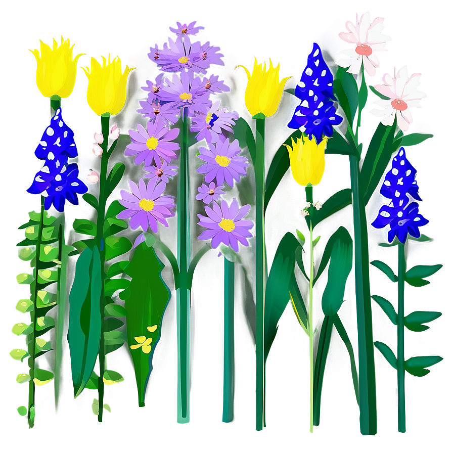 Wildflowers in Bloom PNG 06202024 PNG with transparent background