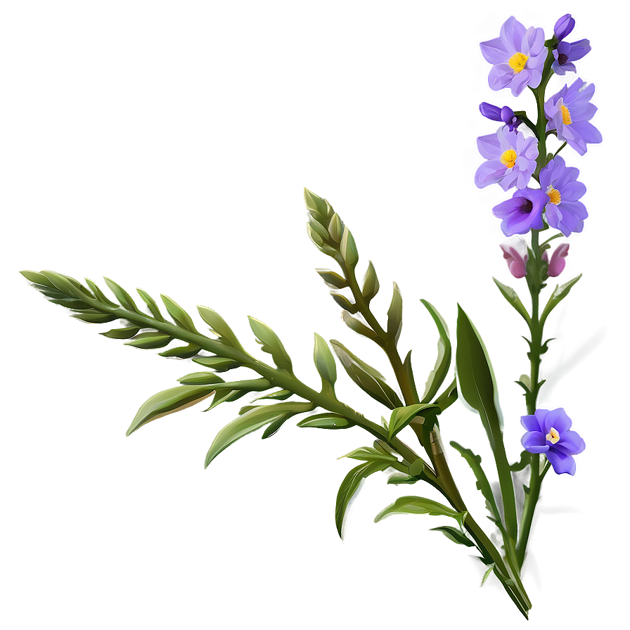 Wildflowers In Full Color Png Pcv