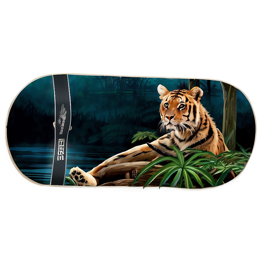 Wildlife Skateboard Deck Illustration Png Ncp