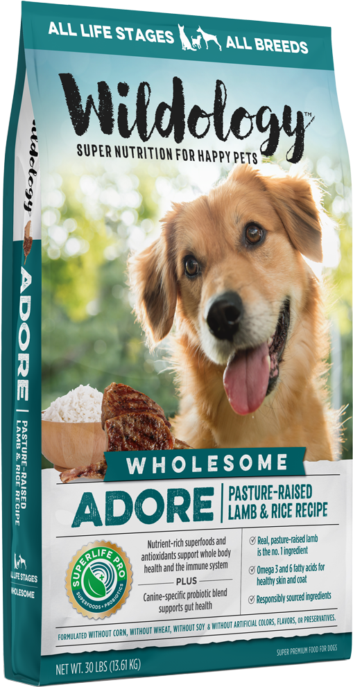 Wildology Dog Food Adore Lamb Rice Recipe