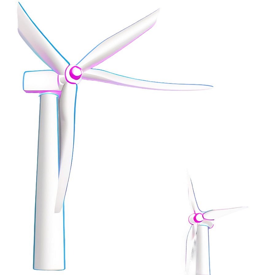 Wind Energy Turbine PNG hog PNG with transparent background