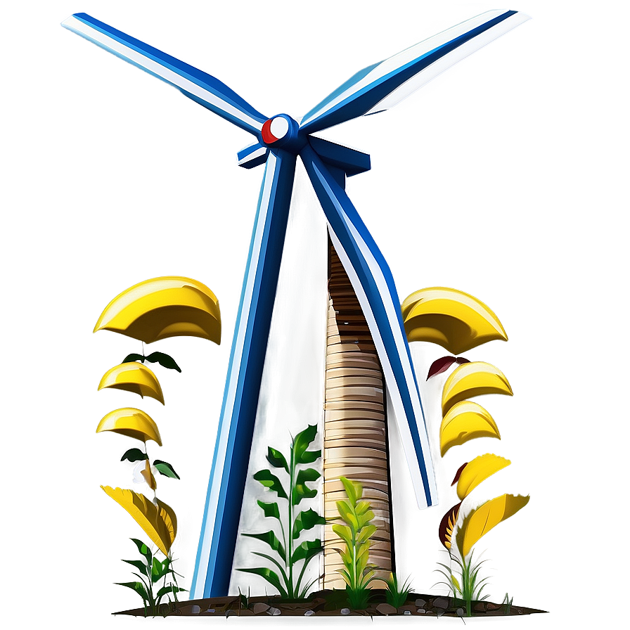 Wind Power Logo PNG 5 PNG with transparent background