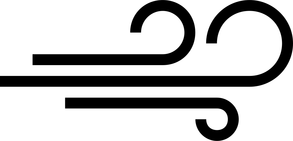 Wind Weather Lines Group Symbol - Wind Symbol Transparent, HD Png Download PNG with transparent background