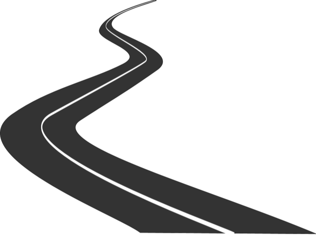 Road Curve Png - Road Clipart Transparent Background, Png Download PNG with transparent background
